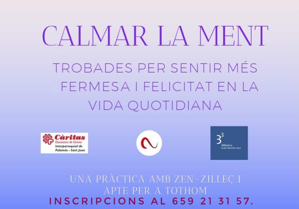 Cartell taller meditacio Caritas