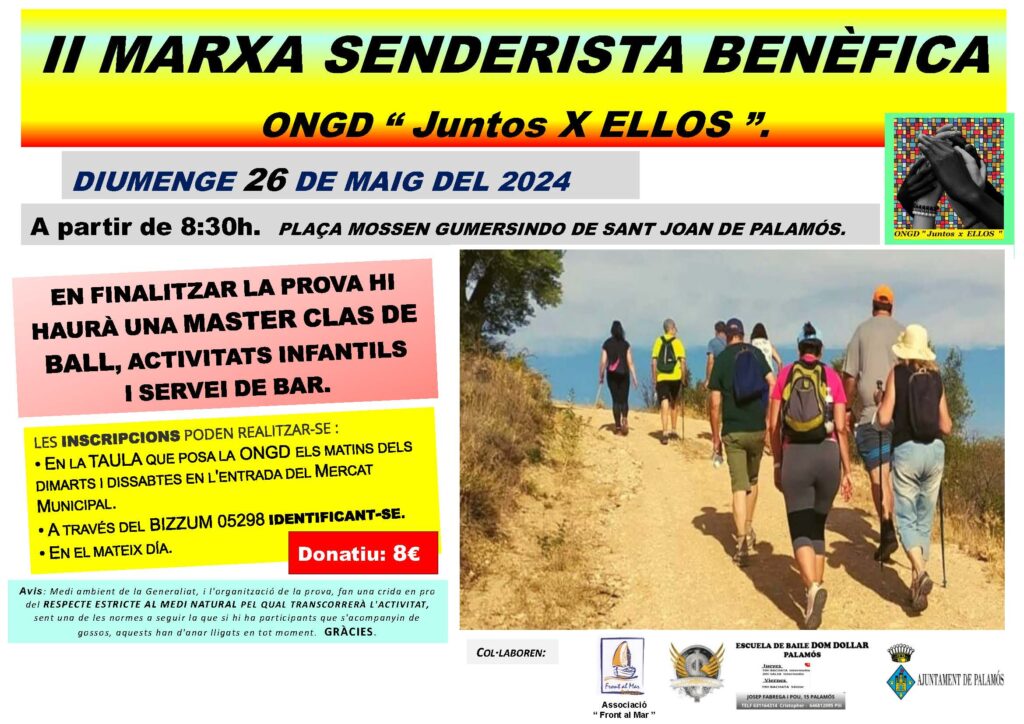 CARTELL MARXA SENDERISTA 26 maig 2024