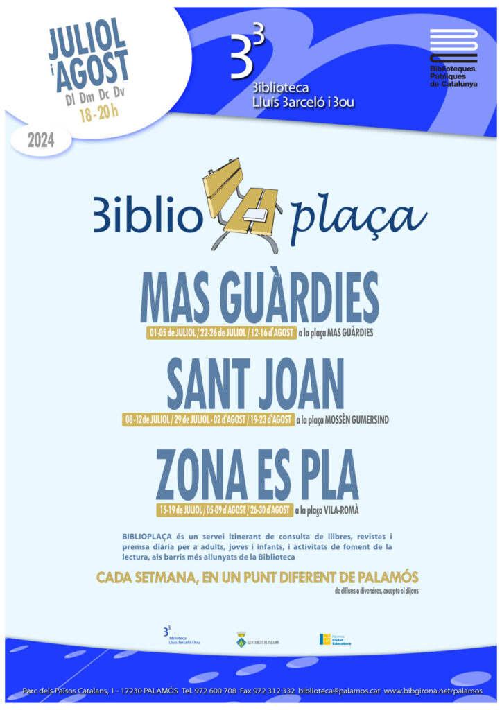 Cartell BiblioPlaca2024