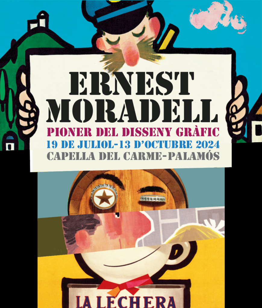 Cartell Exposició Ernest Moradell Pioner del disseny gràfic