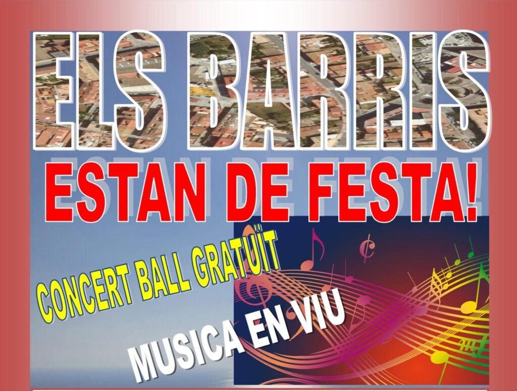 Concert 'Els barris estan de festa' 9 cartells barris festa 071324 1 scaled e1720511593695