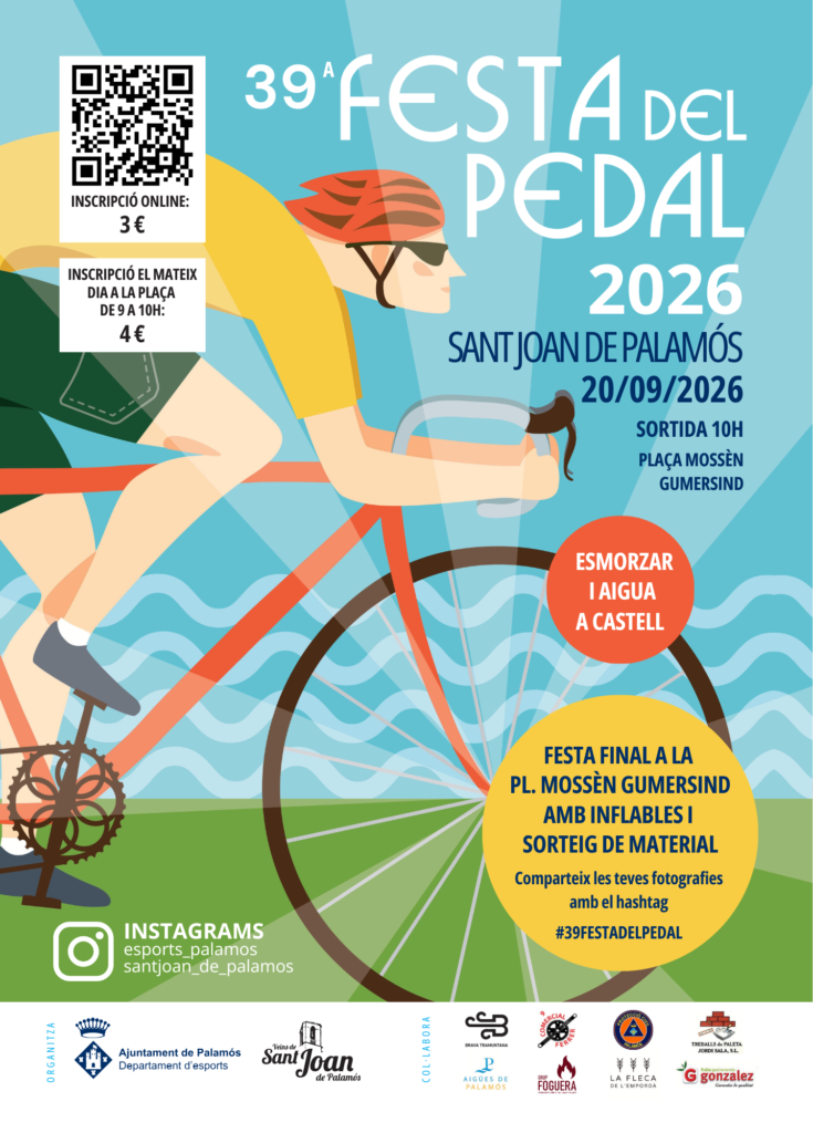 Cartell festa del pedal 2026 1