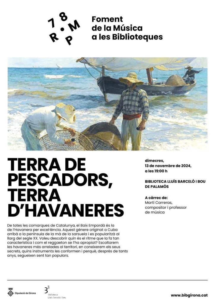 Cartell Terra de pescadors Terra dHavaneres logo