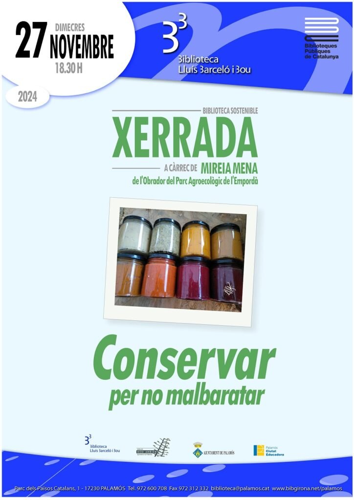 Cartell Conservar malbaratar