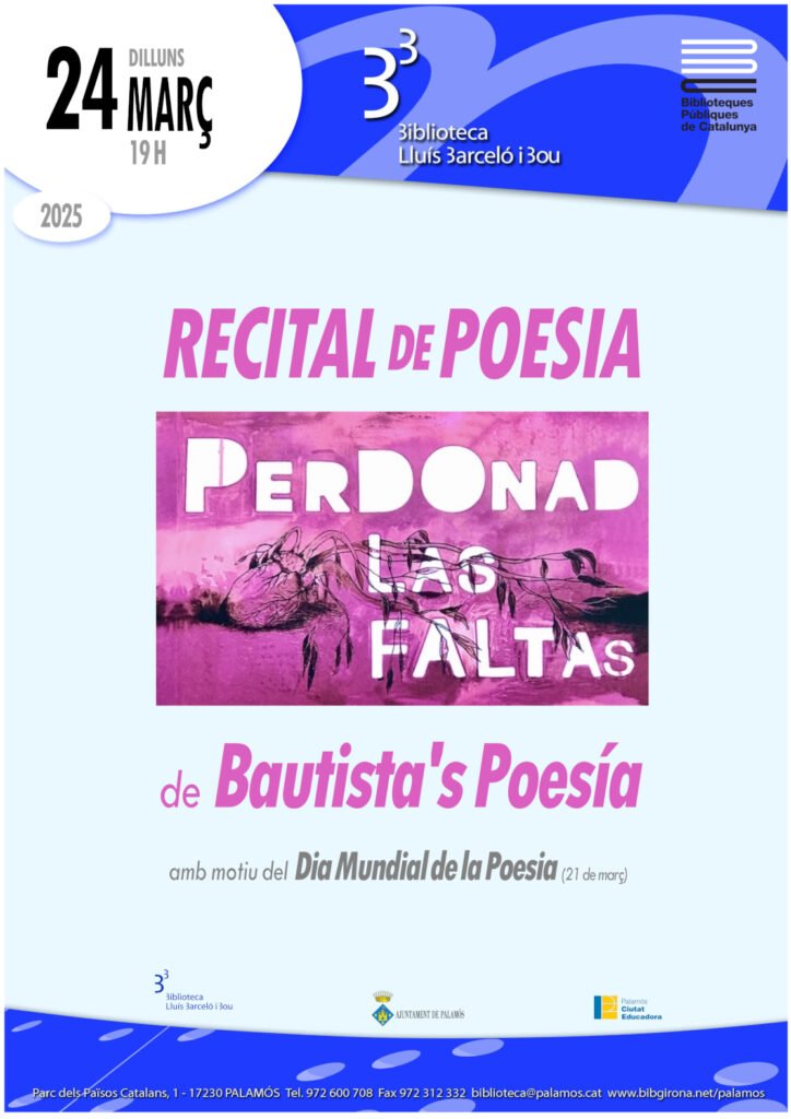 Cartell Perdonad faltas