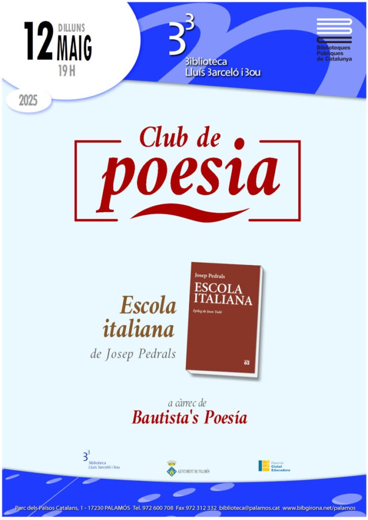 Cartell Club Poesia 2025 05