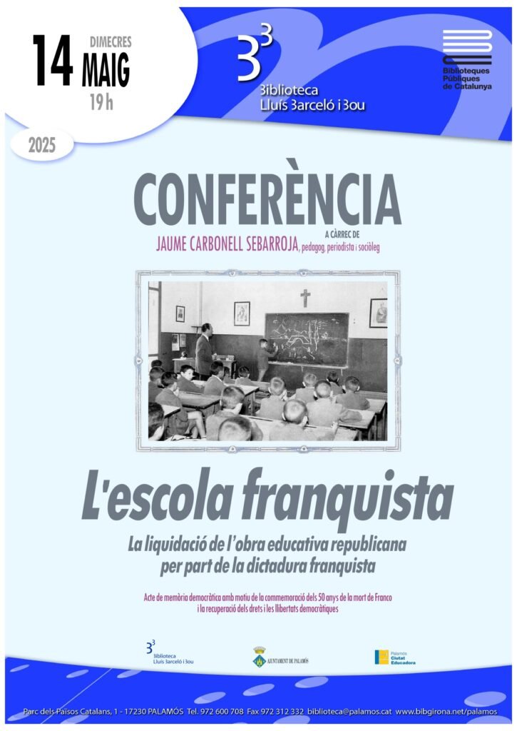 Cartell Escola franquista