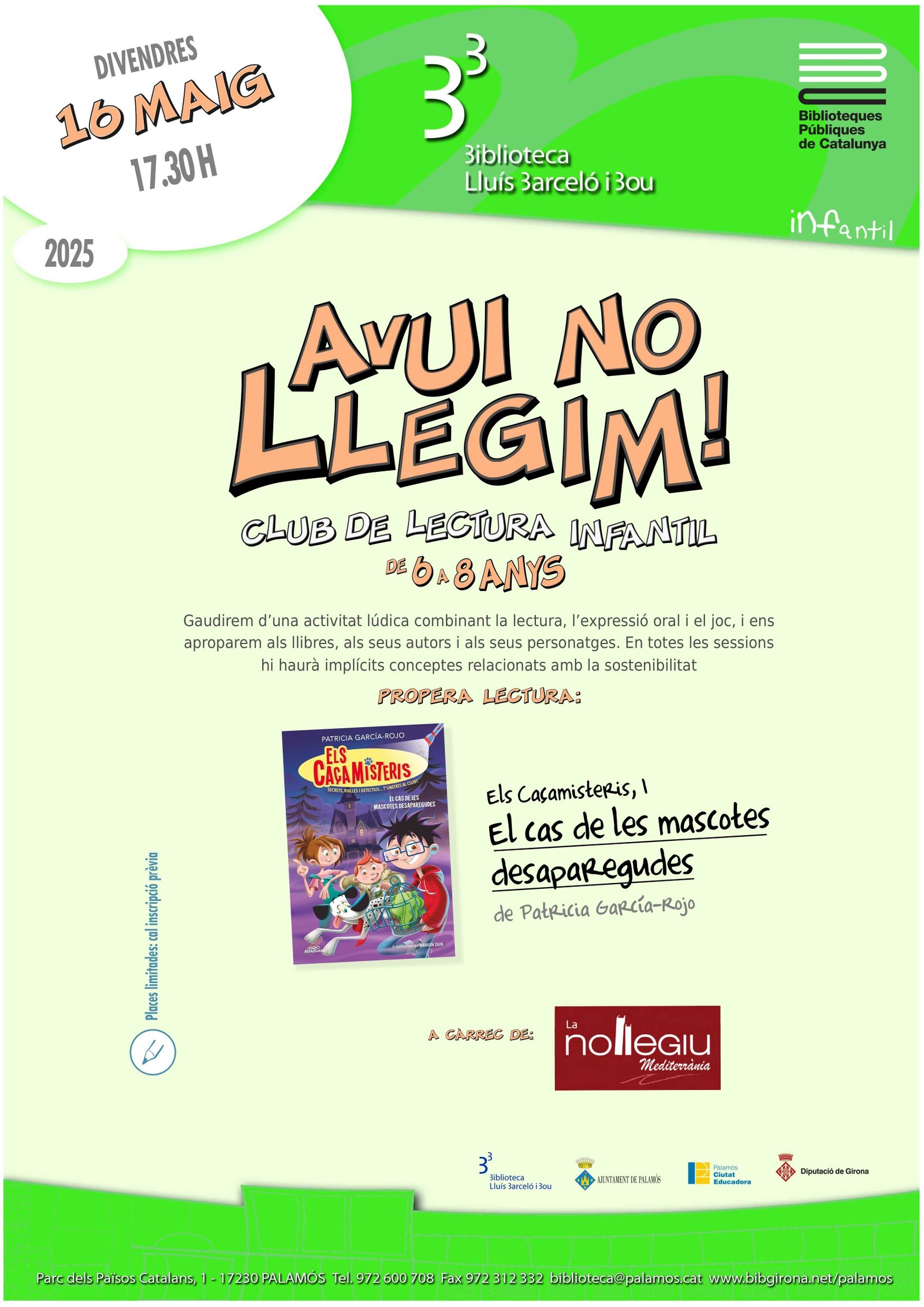 Cartell club lectura IN maig2025