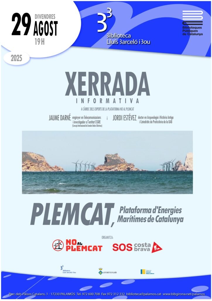 Cartell Plataforma No al Plemcat 2