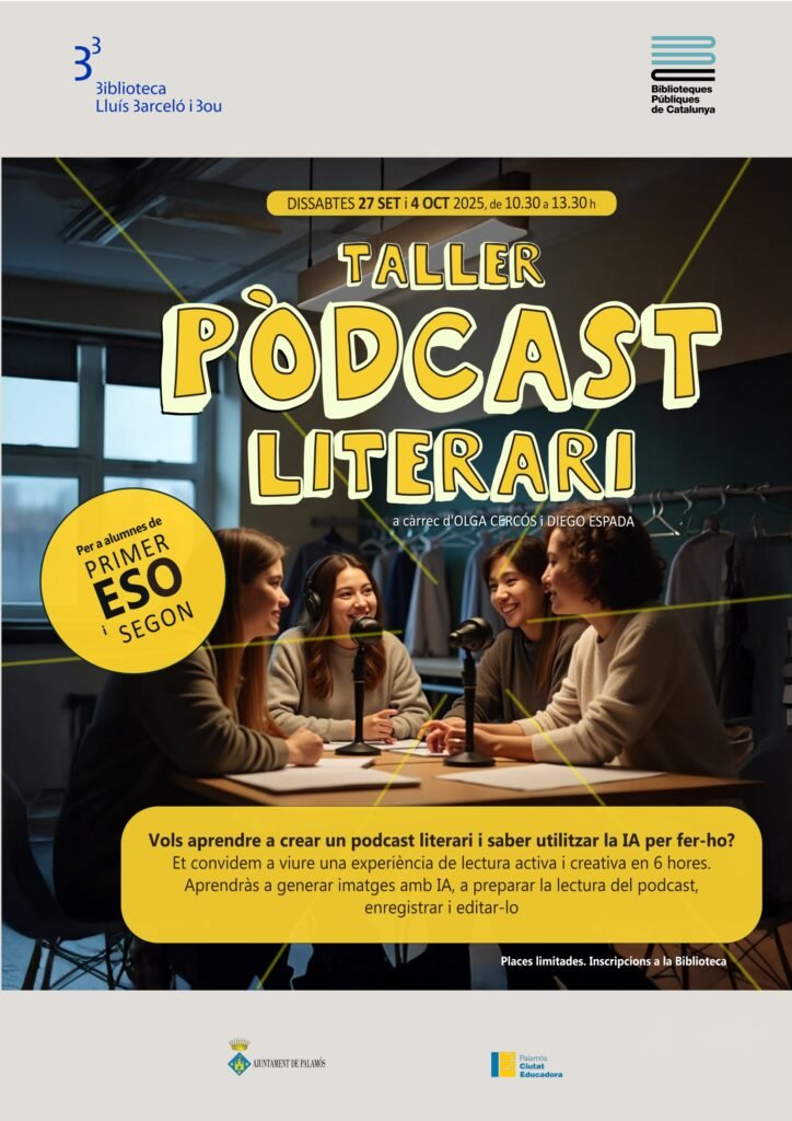 Cartell Podcast literari