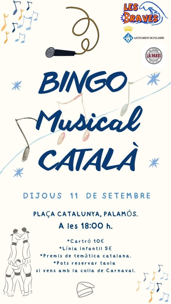 bingo musical Diada 2025
