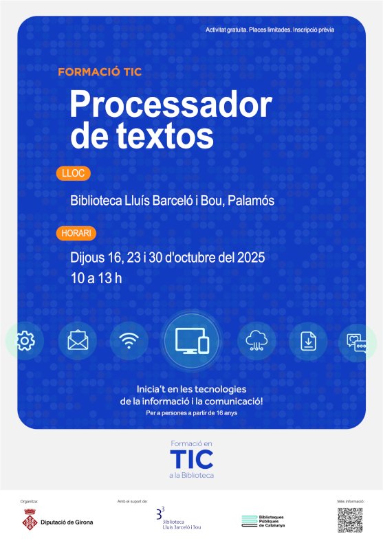 Cartell Formacio TIC OCT25