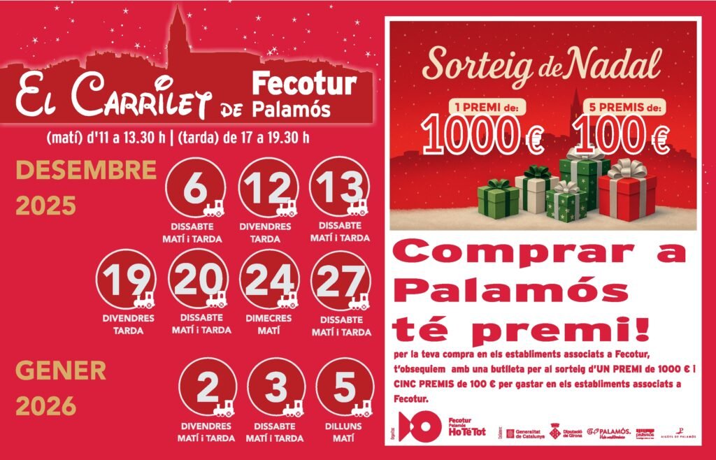 Campanya de Nadal als comerços de Palamós - FECOTUR 4 punt nadal