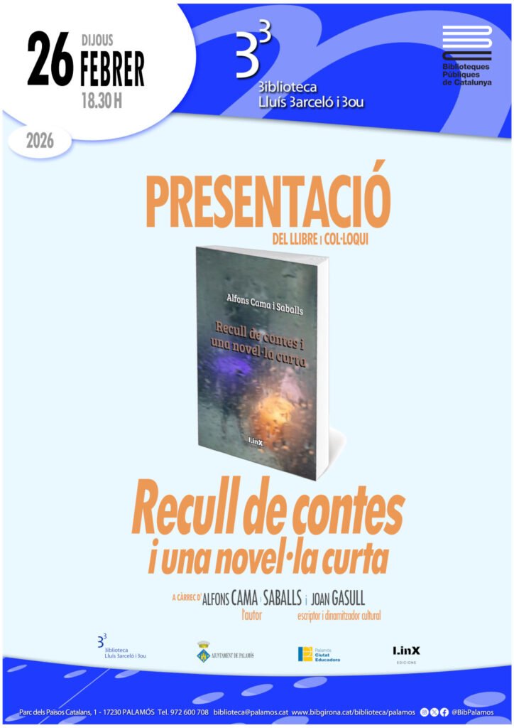 Cartell Recull contes novella curta