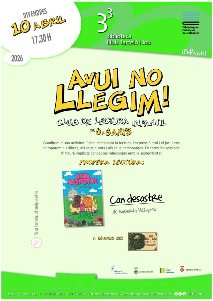 Cartell club lectura IN abr 2026