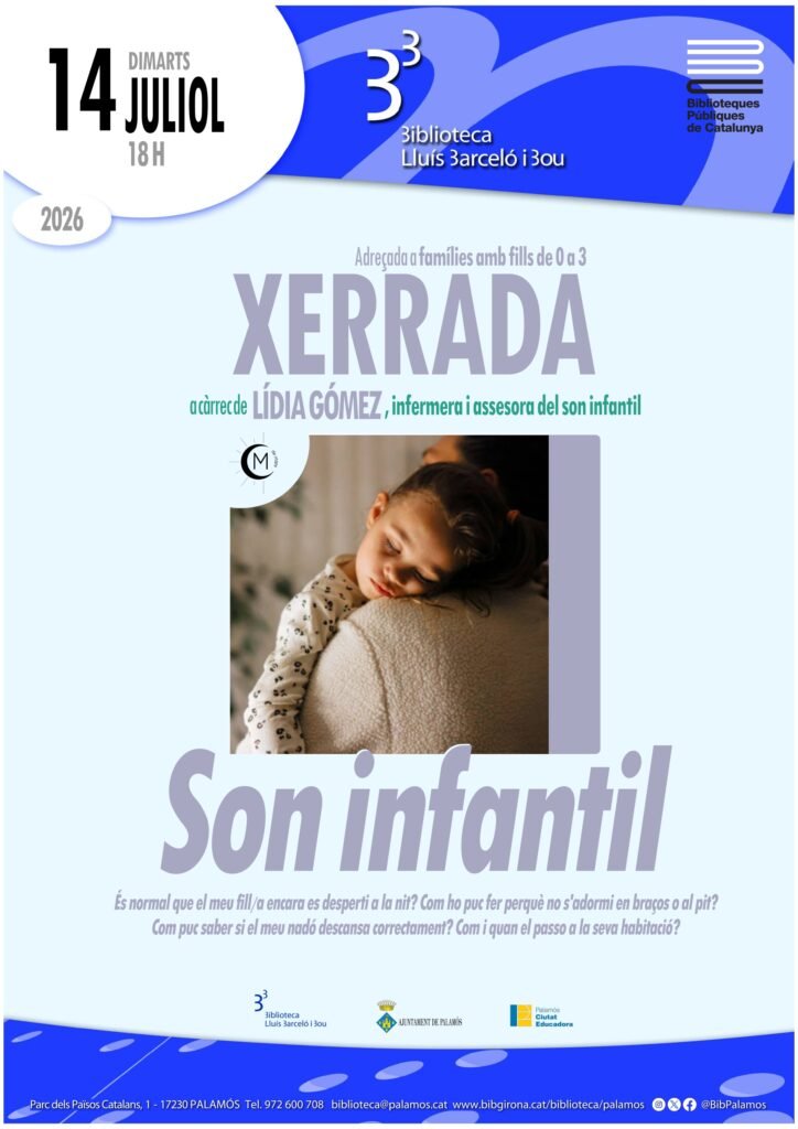 Cartell xerrada son infantil
