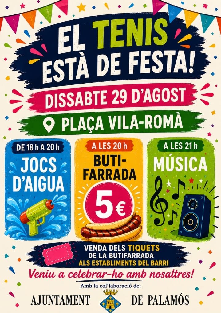 Jornada lúdico-familiar al Tenis 1 Cartell Es Pla