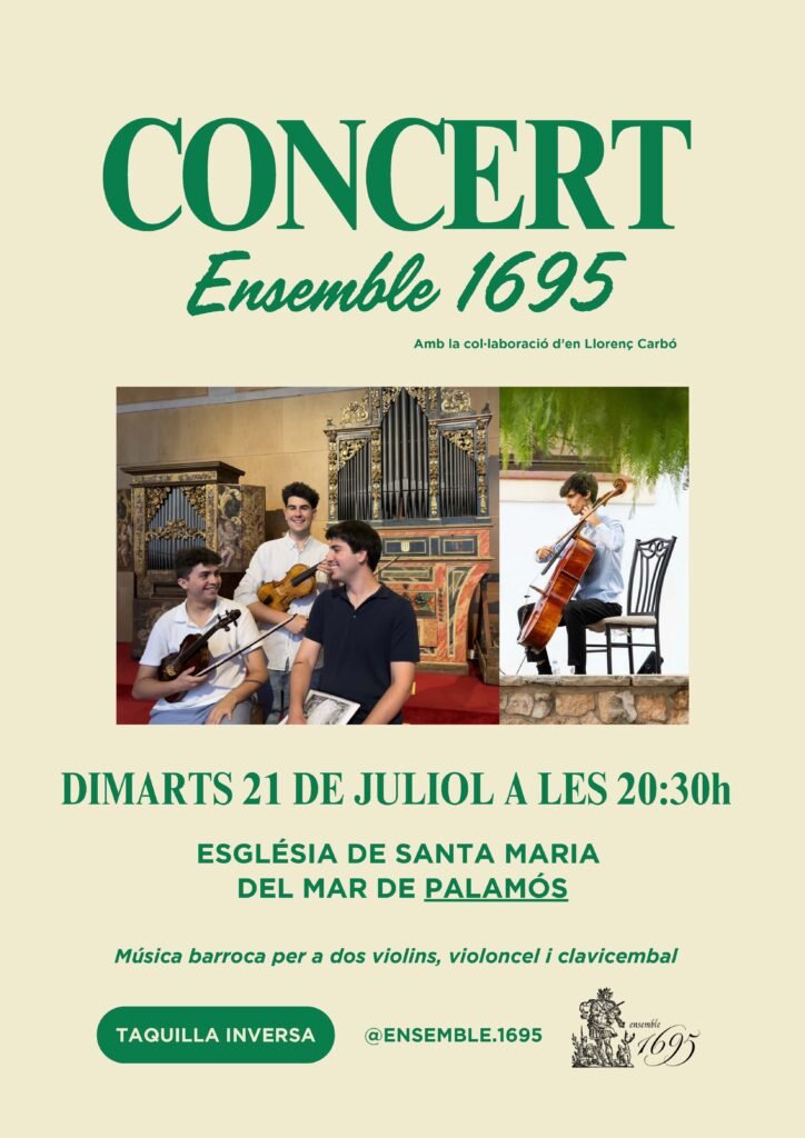 PALAMOS Cartell Ensemble 1695
