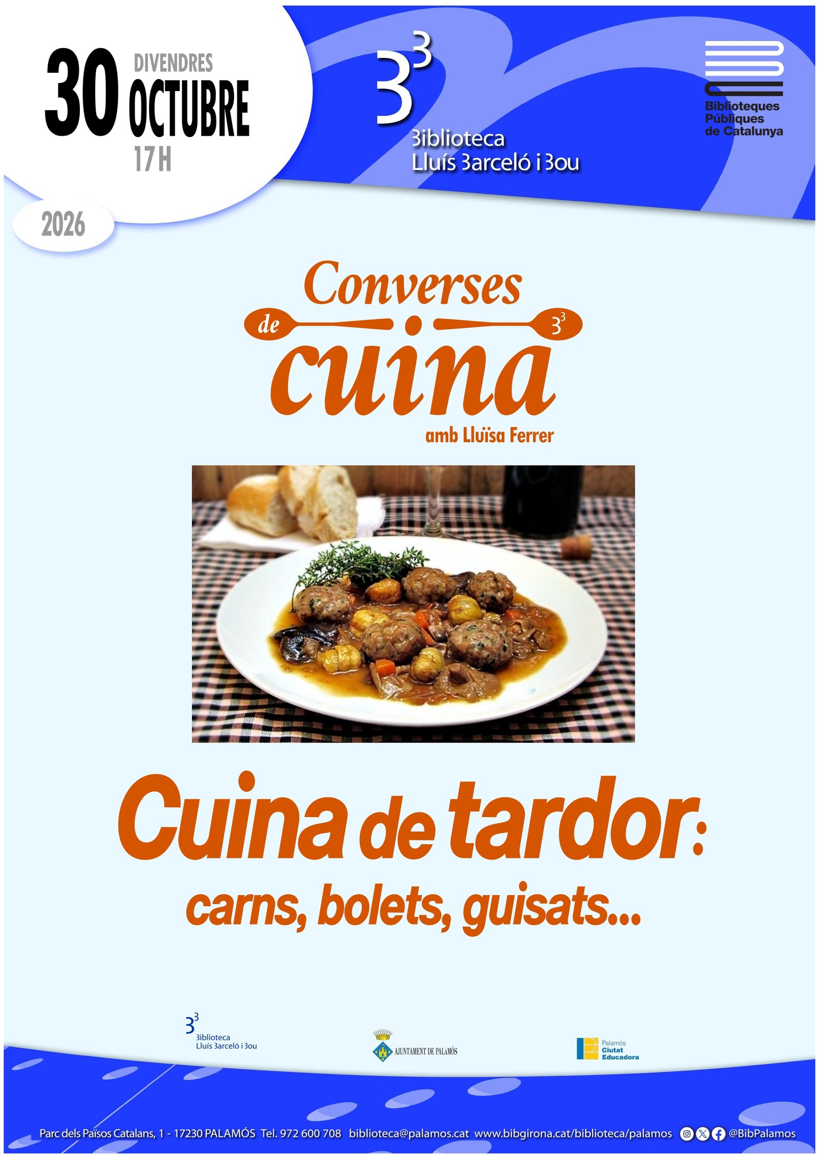 Cuina de tardor: carns, bolets, guisats... 1 Cartell cuina de tardor page 0001