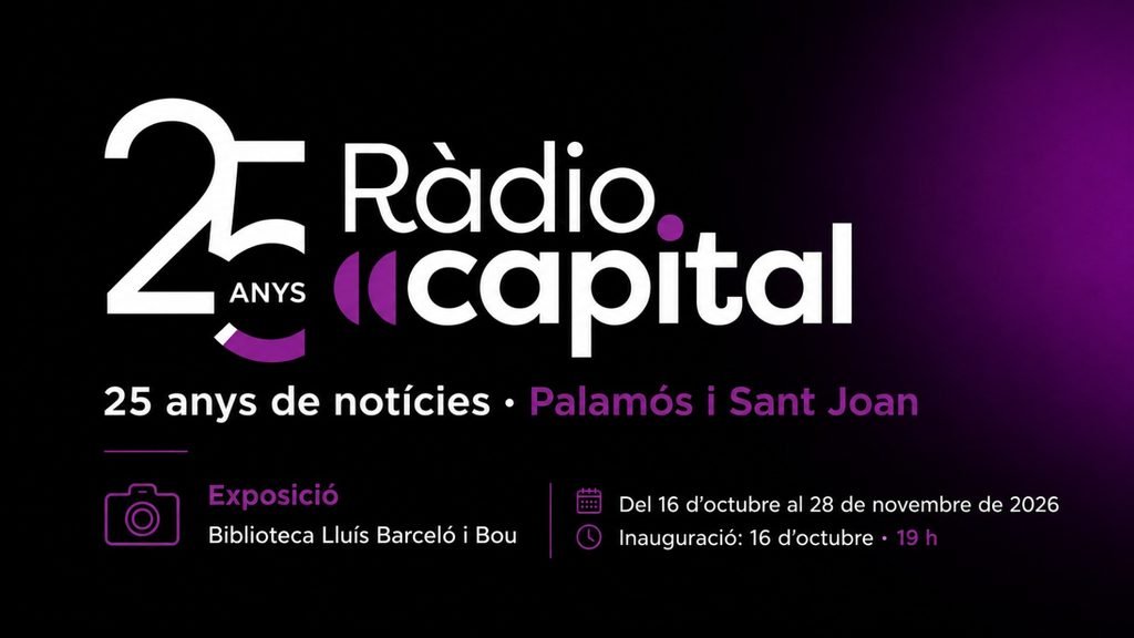 Inauguració exposició 25 anys de Ràdio Capital 1 expo radio capital 25 anys